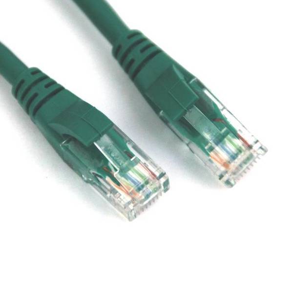 Vcom 7ft Cat5e UTP Molded Patch Cable (Green) NP511-7-GREEN